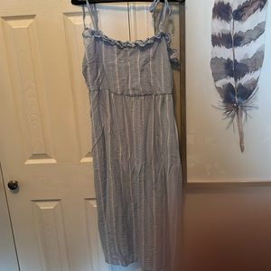 EUC Large BCBG Blue sun dress